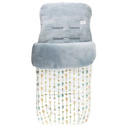 Saco universal silla paseo bebe flechas pastel