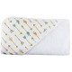 Toalla capa de baño recien nacido flechas pastel