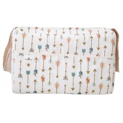 Bolso carrito o maternidad flechas pastel
