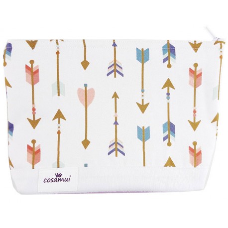 Neceser impermeable flechas pastel