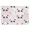 Portadocumentos bebé impermeable panda rosa