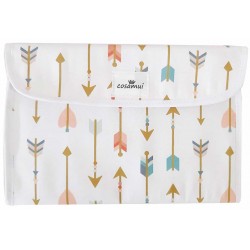 Portadocumentos bebé impermeable flechas pastel