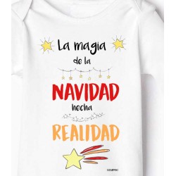 Body bebe niño y niña la magia de la navidad