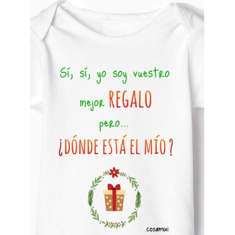Body bebe navidad si si regalo