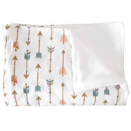 manta carrito paseo bebe flechas pastel