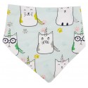 Bandana para bebé algodón cat unicorn