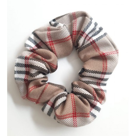 Coletero niña mamá escocés marrón