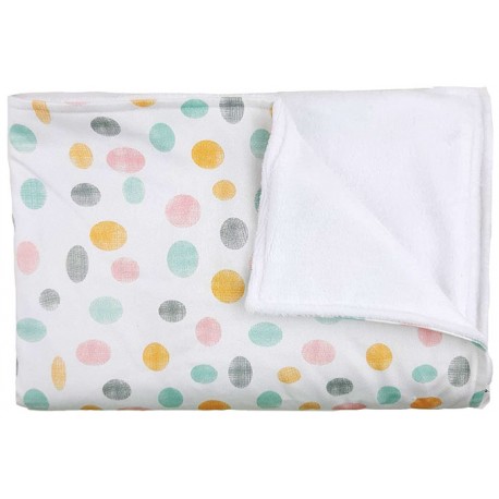 manta carrito paseo bebe puntos rasgados