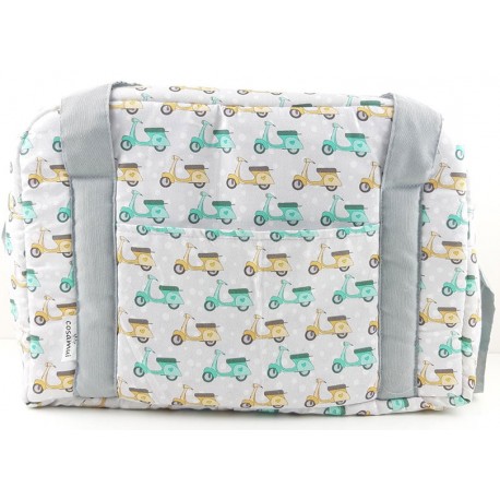 Bolso maternidad vespas