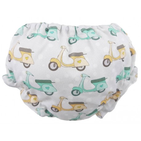 cubrepañal braguita vespas