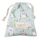 bolsa merienda personalizada niño niña cat unicorn