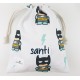 bolsa merienda personalizada niño niña cos hero