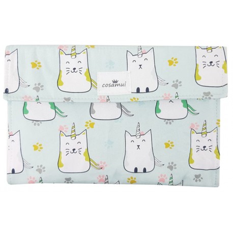 Portadocumentos bebé impermeable cat unicorn