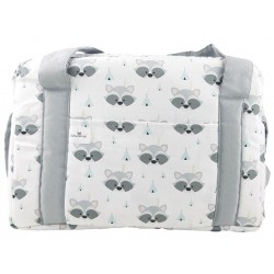 Bolso maternidad mapaches tipi
