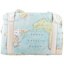 Bolso maternidad mapa mundi