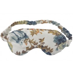 Antifaz para dormir flor azul