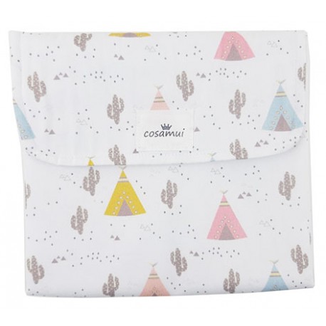 Cambiador plegable impermeable tipis cactus