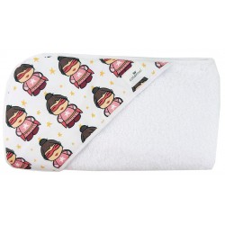 Toalla capa de baño recien nacido superB
