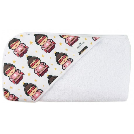 Toalla capa de baño recien nacido superB