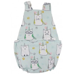 Peto bebé niño espalda abierta cat unicorn