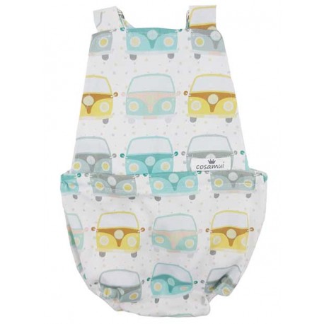 Peto bebé niño espalda abierta furgo