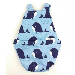 Peto espalda abierta ballenas