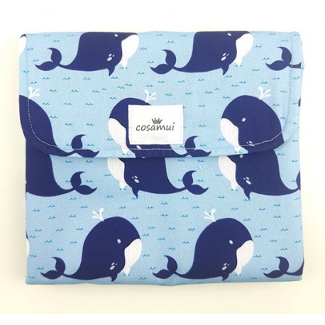 Cambiador plegable impermeable whale