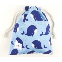 bolsa merienda colegio niño whale