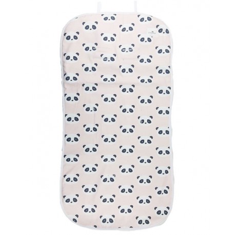 Colchoneta universal carrito paseo new panda rosa