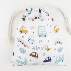 bolsa o mochila infantil o adulto coches