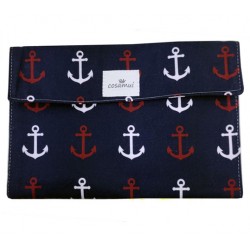 Portadocumentos recien nacido impermeable anclas