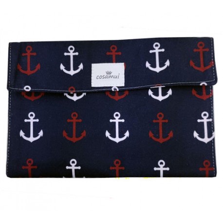 Portadocumentos recien nacido impermeable anclas