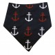 Bandana para bebé anclas