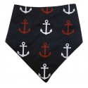 Bandana para bebé anclas