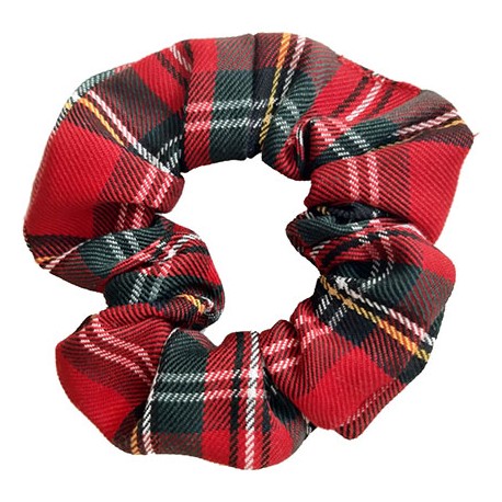 Coletero niña mujer escoces rojo