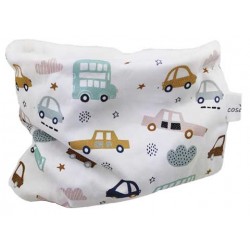 Braga cuello globos coches