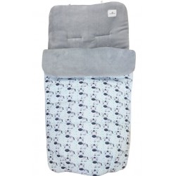 Saco sillita invierno bebé cebra