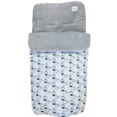 Saco sillita invierno bebé cebra