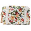 Bolso multiusos rosas blancas 