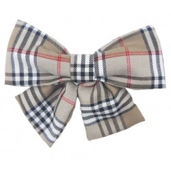 Maxi Lazo mujer escocés marróm