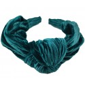 Diadema mujer terciopelo verde