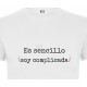 Camiseta mujer complicada