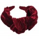 Diadema mujer terciopelo rojo