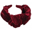 Diadema mujer terciopelo rojo