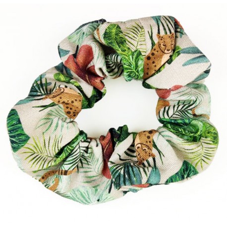 Coletero scrunchie mujer tiger