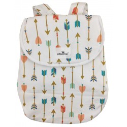 Mochila infantil flechas pastel