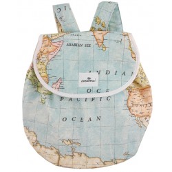 Mochila infantil mapamundi