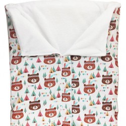 Arrullo o saco capazo bebe osos tipis