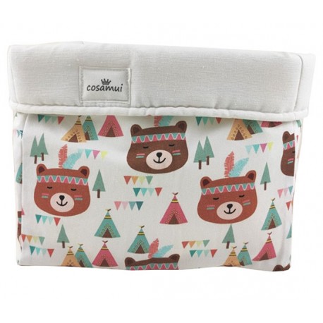 cesto de almacenaje osos tipis