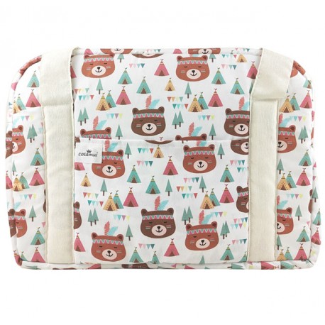 Bolso maternidad osos tipis